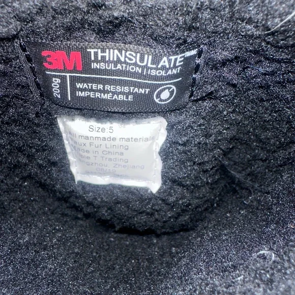 Boys Northside Thinsulate Isolant s.6 Multicolor Reflective Winter Snow Boots - Picture 4 of 5